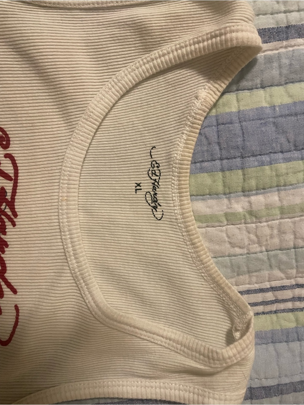 Ed Hardy Ribbed Tank Top - Picture 5 of 5